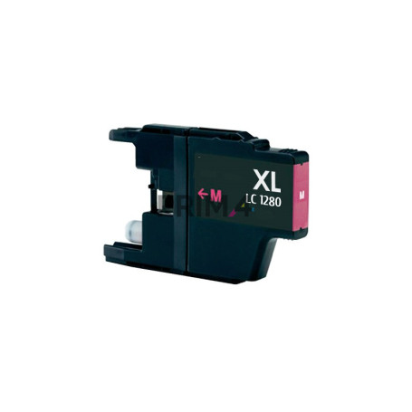 LC-1280XLM 20ML Magenta Ink Cartridge Compatible with Printers Inkjet Brother MFCJ6510DW, J6910DW