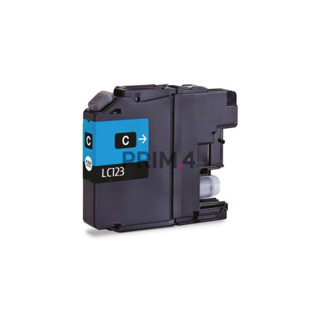 LC-123C 10ML Cyan Ink Cartridge Compatible with Brother DCP-J4110W, J752DW, MFC-J4410, J4510, J4610, J4710, J870DW