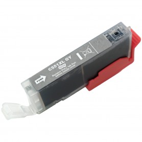 CLI551XLGY Grau 11ML Tintenpatronen Kompatibel mit Drucker Inkjet Canon Pixma IP7250, MG5450, MG6350