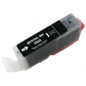 PGI550XLBK Black 22ML Ink Cartridge Compatible with Printers Inkjet Canon Pixma IP7250, MG5450, MG6350
