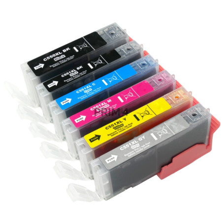 Cartuccia Inkjet con chip Compatibile per Stampanti Canon Pixma IP7250, MG5450, MG6350