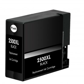 PGI2500BK Noir XL 70.9ML Cartouche d'encre Compatible avec Imprimantes Inkjet Canon iB4050, MB5050, MB5350 -2.5k Pages 9254B001