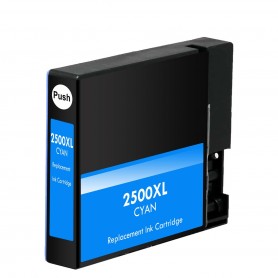 PGI2500C Cyan XL 20ML Cartouche d'encre Compatible avec Imprimantes Inkjet Canon iB4050, MB5050, MB5350 -1.7k Pages 9265B001