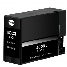 PGI1500BK Negro XL 35ML Cartucho de tinta Compatible con impresoras Inkjet Canon MB2050, MB2350 -1.2k Paginas, 9182B001