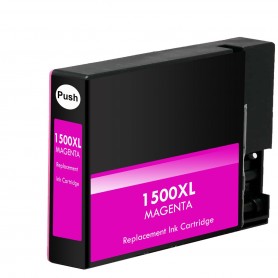 PGI1500M Magenta XL 12ML Cartucho de tinta Compatible con impresoras Inkjet Canon MB2050, MB2350 -1k Paginas, 9194B001