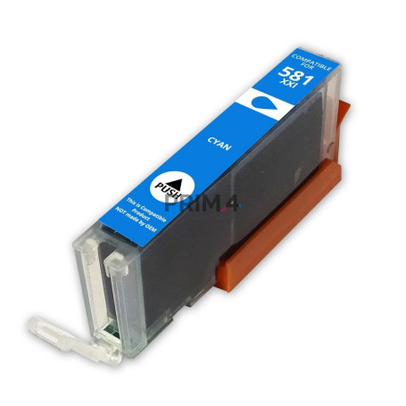 CLI581XXLC Cyan 12ML Ink Cartridge Compatible with Printers Inkjet Canon TS6150, 8150, 9150, TR7550, 8550, 1995C001