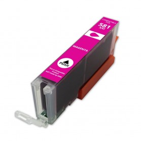 CLI581XXLM Magenta 12ML Cartouche d'encre Compatible avec Imprimantes Inkjet Canon TS6150, 8150, 9150, TR7550, 8550, 1996C001