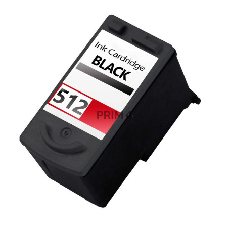 PG-512 Nero 18ML Cartuccia Inchiostro Compatibile con Stampanti Inkjet Canon PIXMA MP240, MP260, MP480, MX320, MX330