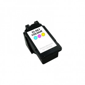 CL-561XL 12ml Ink Cartridge Compatible with Printers Inkjet Canon Pixma TS5350, 5351, 5352, 5353