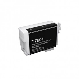T7601 Nero 32ml Cartuccia Inchiostro a pigmenti Compatibile con Stampanti Inkjet Epson SureSC-P600 C13T76014010