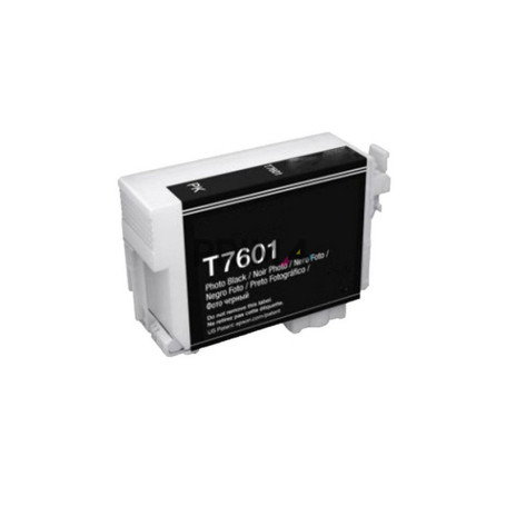 T7601 Nero 32ml Cartuccia Inchiostro a pigmenti Compatibile con Stampanti Inkjet Epson SureSC-P600 C13T76014010