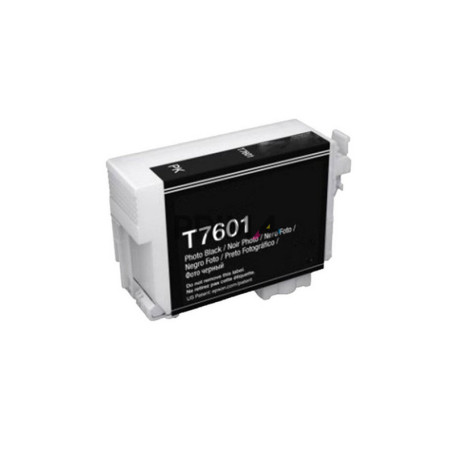 T7601 Noir 32ml Cartouche d'encre pigments Compatible avec Imprimantes Inkjet Epson SureSC-P600 C13T76014010