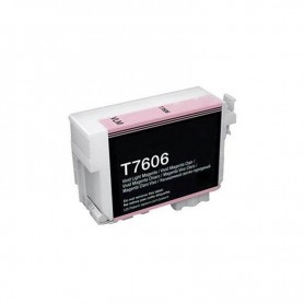 T7606 Magenta Chiaro 32ml Cartuccia Inchiostro Compatibile con Stampanti Inkjet Epson Surecolor SC-P600 C13T76064010