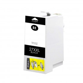 27XL Noir 17.7ml Cartouche d'encre Compatible avec Imprimantes Inkjet Epson WF3620, WF3640, WF7110, WF7610, WF7620