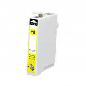 T2714 27XL Giallo 10.4ml Cartuccia Inchiostro Compatibile con Stampanti Inkjet Epson WF3620, WF3640, WF7110, WF7610, WF7620