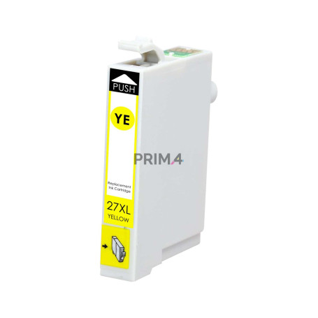 27XL Amarillo 10.4ml Cartucho de tinta Compatible con impresoras Inkjet Epson WF3620, WF3640, WF7110, WF7610, WF7620