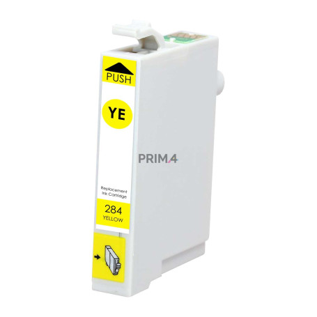 T1284 Yellow 8ml Ink Cartridge Compatible with Printers Inkjet Epson S22, SX125, 420W, BX305FW -T12844020