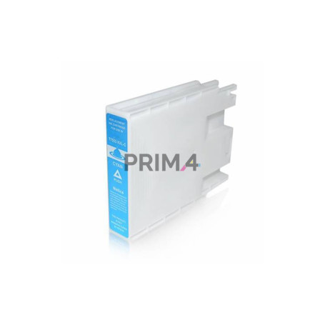 T7552 Ciano 39ml Cartuccia Inchiostro Compatibile con Stampanti Inkjet Epson WF8510, 8010, 8590, 8090 C13T755240XL -4k Pagine