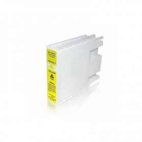 T7554 Jaune 39ml Cartouche d'encre Compatible avec Imprimantes Inkjet Epson WF8510, 8010, 8590, 8090 C13T755440XL -4k Pages