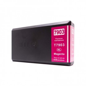 T7903 79XL Magenta 18ml Cartouche d'encre Compatible avec Imprimantes Inkjet Epson WF4630, 4640, 5110, 5190, 5620, 5690 -2k