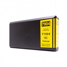 T7904 79XL Jaune 18ml Cartouche d'encre Compatible avec Imprimantes Inkjet Epson WF4630, 4640, 5110, 5190, 5620, 5690 -2k