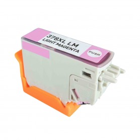 T3786XL 378XL Magenta Light 10.3ml Ink Cartridge Compatible with Printers Inkjet Epson XP8005, 8500, 8505 C13T37964010