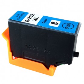 T202XLC Cyan 13ml Ink Cartridge Compatible with Printers Inkjet Epson XP6000, XP6005 C13T02H24010 -0.65k Pages