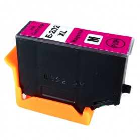 T202XLM Magenta 13ml Cartuccia Inchiostro Compatibile con Stampanti Inkjet Epson XP6000, XP6005 C13T02H34010 -0.65k Pagine