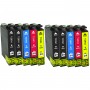 29XL Multipack 10 Cartucce d'Inchiostro Compatibile con Stampanti Epson XP235, XP332, XP335, XP432, XP435, XP445, XP455