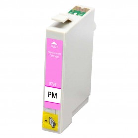 T0796 Photo Magenta 12ml Cartouche d'encre Compatible avec Imprimantes Inkjet Epson P50, 1400, PX650, 700, 710, 800, 810FW