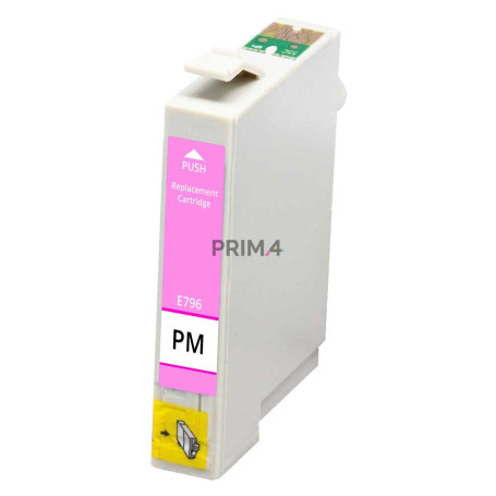 T0796 Foto Magenta 12ml Cartuccia Inchiostro Compatibile con Stampanti Inkjet Epson P50, 1400, PX650, 700, 710, 800, 810FW