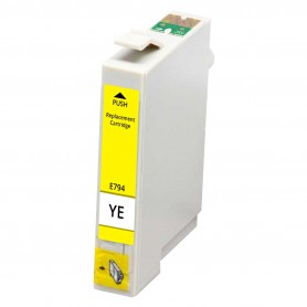 T0794 Yellow 12ml Ink Cartridge Compatible with Printers Inkjet Epson P50, 1400, PX650, 700, 710, 800, 810FW