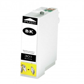 T1301 Noir 25.4ml Cartouche d'encre Compatible avec Imprimantes Inkjet Epson BX625, BX525, Sx525, 620FW, T13014010