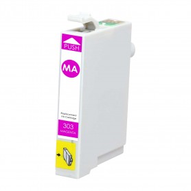 T1303 Magenta 10.1ml Cartouche d'encre Compatible avec Imprimantes Inkjet Epson BX625, BX525, Sx525, 620FW, T13034010