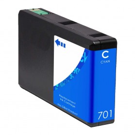 T7012X Cyan 45ml Cartouche d'encre Compatible avec Imprimantes Inkjet Epson Workforcepro 4015DN, 4515DN, 4525DNF