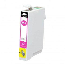 T1633 16XL Magenta 16ml Cartouche d'encre Compatible avec Imprimantes Inkjet Epson WF2010W, 2510WF, 2520NF, 2530WF -T16334020