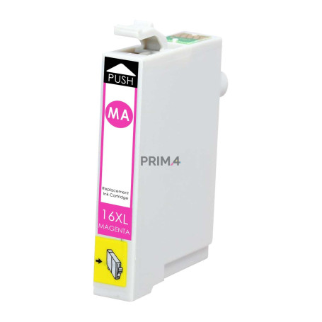 T1633 16XL Magenta 16ml Cartuccia Inchiostro Compatibile con Stampanti Inkjet Epson WF2010W, 2510WF, 2520NF, 2530WF -T16334020