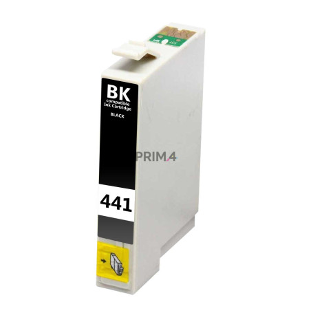 T0441 Nero 16ml Cartuccia Inchiostro Compatibile con Stampanti Inkjet Epson Stylus C64, C66, C84, C86, CX3600, CX6400, CX6600