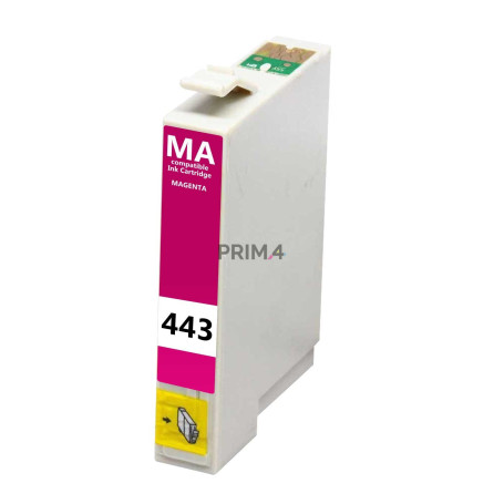 T0443 Magenta 16ml Cartouche d'encre Compatible avec Imprimantes Inkjet Epson Stylus C64, C66, C84, C86, CX3600, CX6400, CX6600