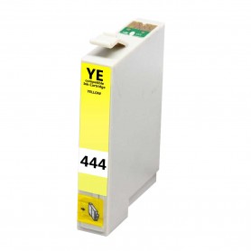 T0444 Jaune 16ml Cartouche d'encre Compatible avec Imprimantes Inkjet Epson Stylus C64, C66, C84, C86, CX3600, CX6400, CX6600