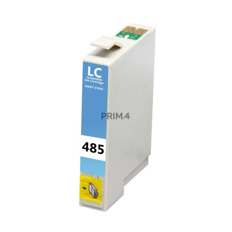 T0485 Ciano Chiaro 16ml Cartuccia Inchiostro Compatibile con Stampanti Inkjet Epson Stylus Foto R200, R300, RX 600