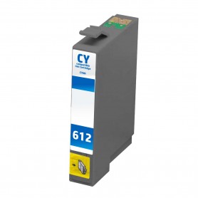 T0612 Cyan 16ml Cartouche d'encre Compatible avec Imprimantes Inkjet Epson Stylus D68XX, D88XX, DX 3800, 3850, 4200, 4800