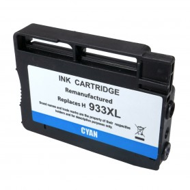 933XL 13ml Cian Cartucho de tinta Compatible con impresoras Inkjet Hp 6100, H611A, 6700, 6600, H711A, CN054AE