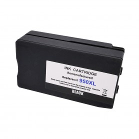 950XL 50ml Negro Cartucho de tinta Compatible con impresoras Inkjet Hp Pro8100, Pro8600E, Pro8600PLUS, CN045AE