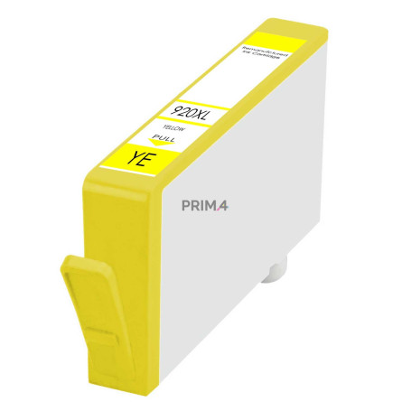 920XLY CD974AE 18ml Jaune Cartouche d'encre Compatible avec Imprimantes Inkjet Hp 6000, 6500AIO, 6500WIFI, 6500A, 7000, 7500