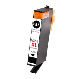 364XL 18ml Black Photo Ink Cartridge Pigment Compatible with Printers Inkjet Hp 5380, 6380, 5460, 5324, CB322EE