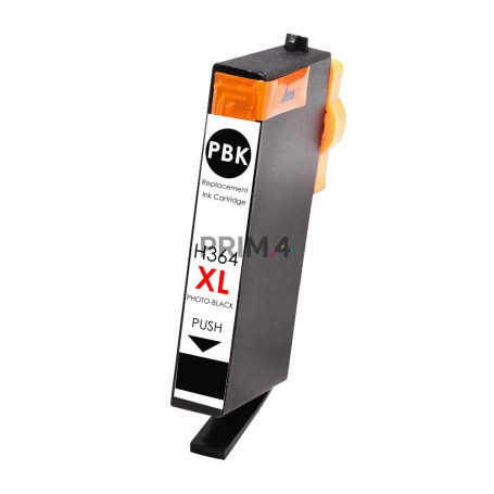 364XL 18ml Negro Foto Cartucho de tinta Pigment Compatible con impresoras Inkjet Hp 5380, 6380, 5460, 5324, CB322EE