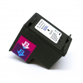 302XL 18ml Negro Cartucho de tinta Compatible con impresoras Inkjet Hp 3830, 3832, 4650, 1110, 2130, 3630, 4520, F6U68AE