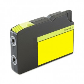 200XL 32ml Jaune Cartouche d'encre Compatible avec Imprimantes Inkjet Lexmark Pro4000C, Pro5000T, 14L0200 -1.6k Pages