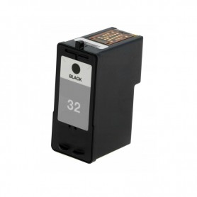 32 18C0032 20ml Black Ink Cartridge Compatible with Printers Inkjet Lexmark X5250 X8350, Z810, Z818